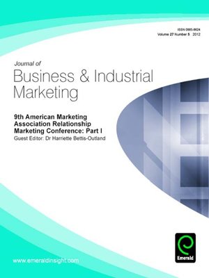 cover image of Journal of Business & Industrial Marketing, Volume 27, Issue 5